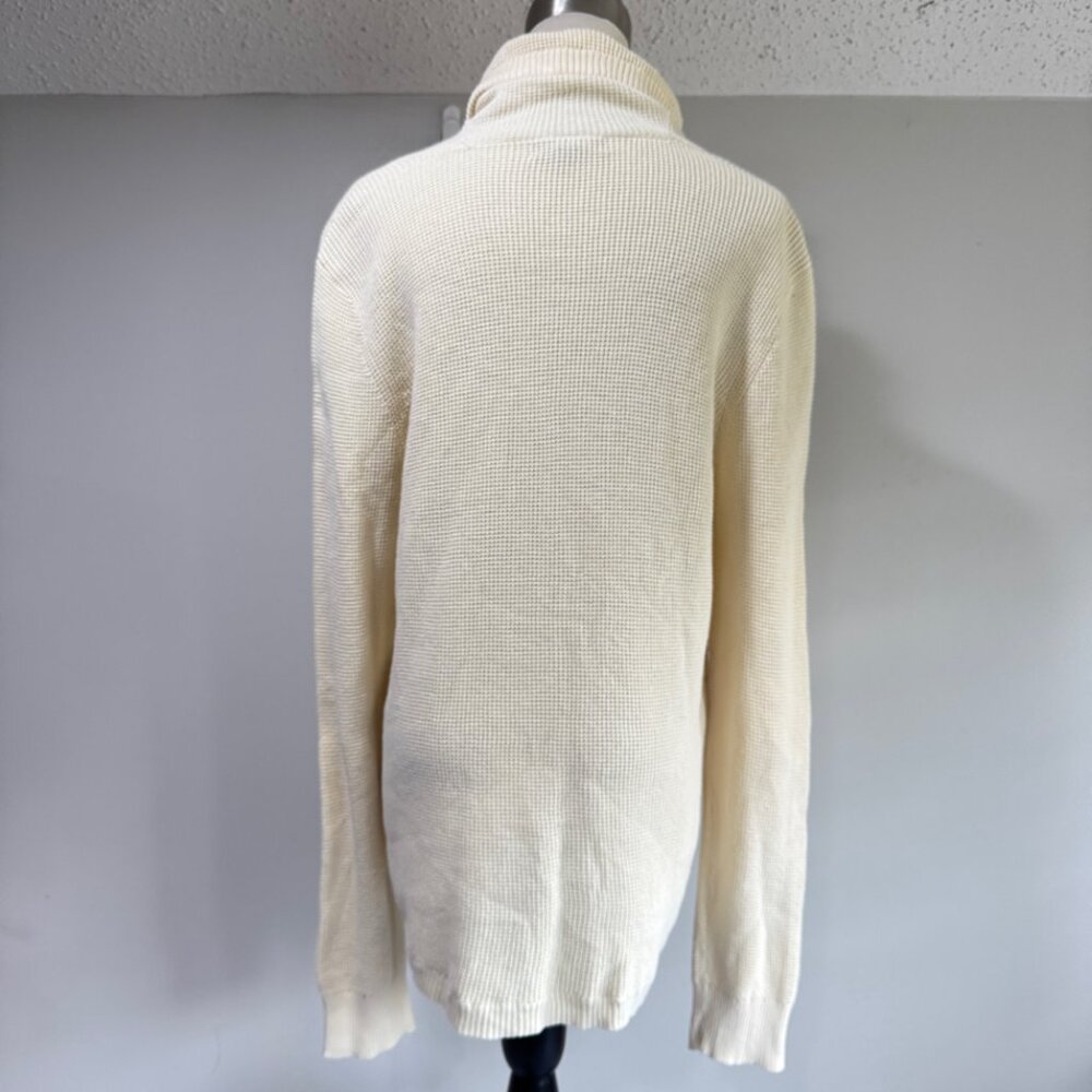 🎉😀CLEARANCE SALE!!😀LAUREN RALPH LAUREN Cowl Neck Waffle Knit Long Sleeve Top - Picture 4 of 10